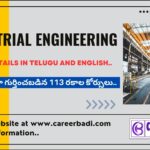 Industrial Engineering Course Details in Telugu and English